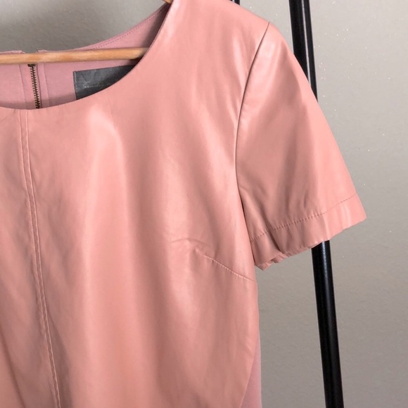 Anthropologie Sunday in Brooklyn Faux Leather Top - Picture 3 of 8